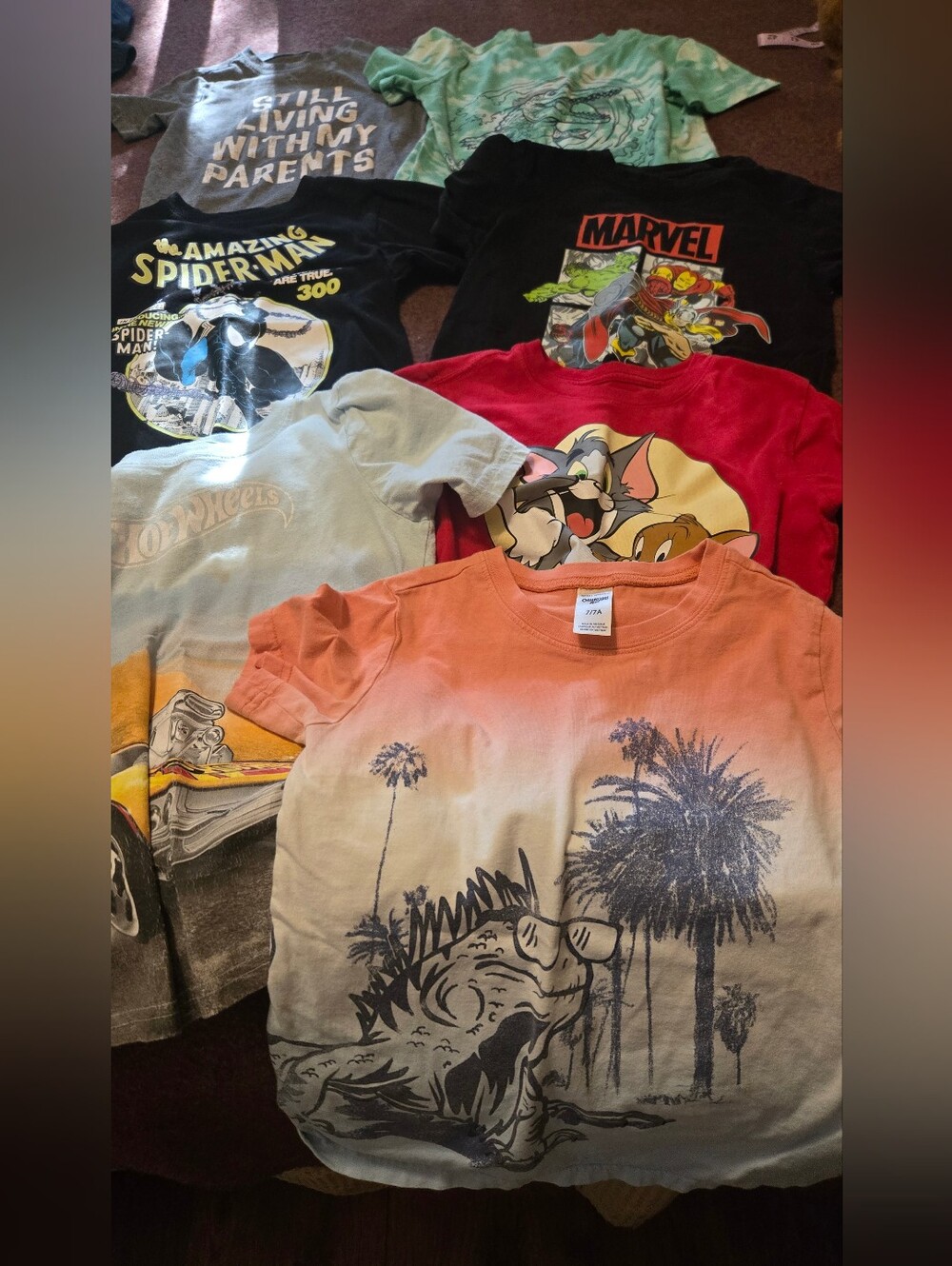Boy's Summer Lot of 7 Shirts size 6/7